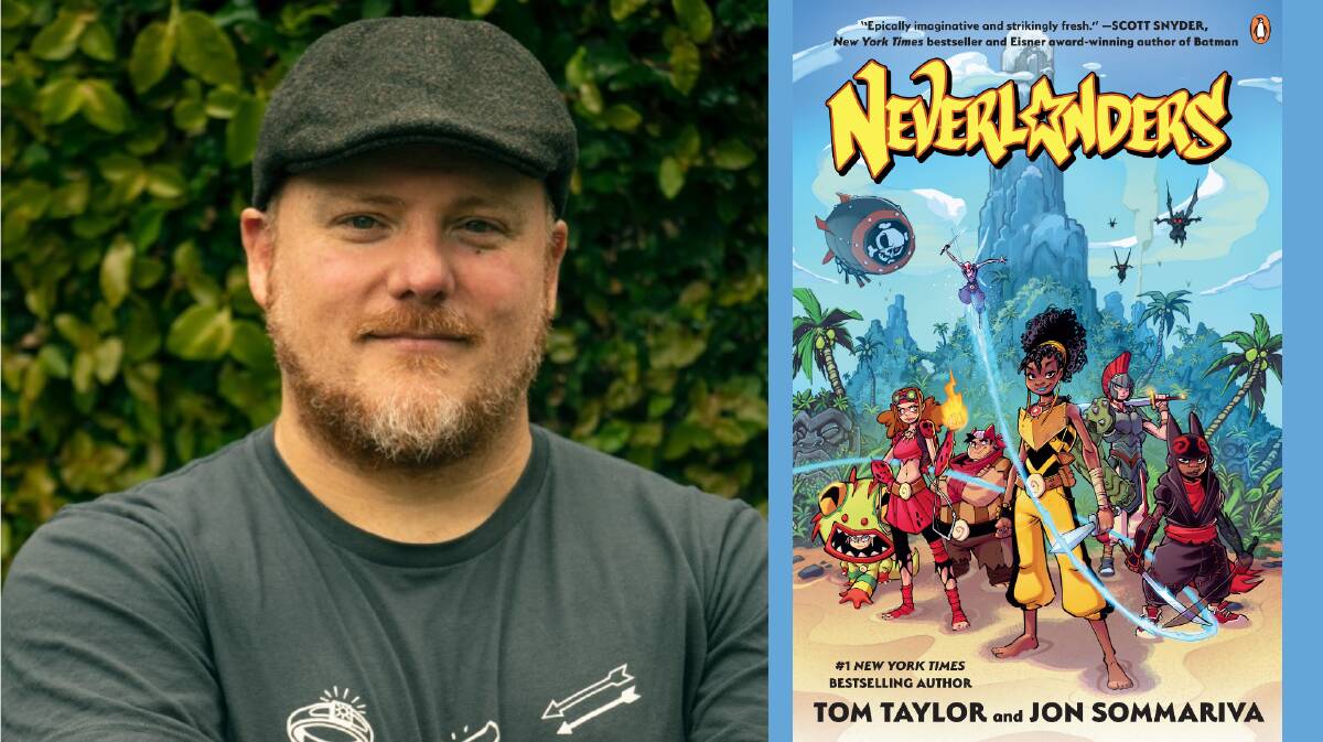 Canberra comic book illustrator Jon Sommariva and his project Neverlanders. Pictures supplied