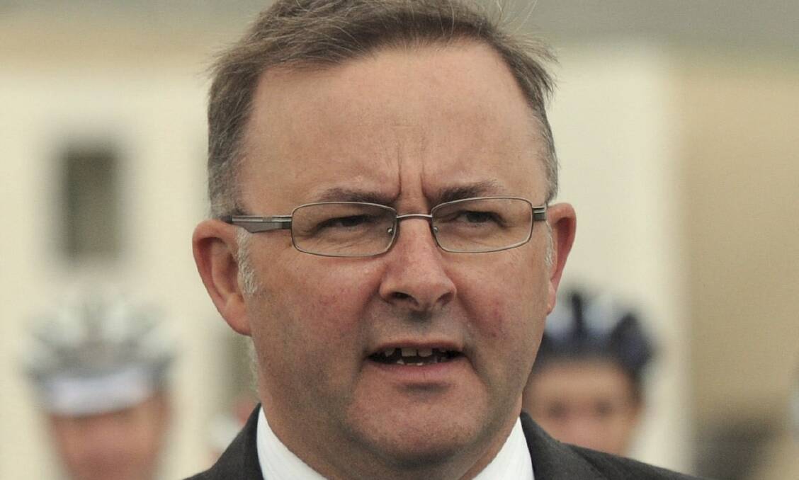 Anthony Albanese as transport minister in 2009. Picture by Karleen Minney