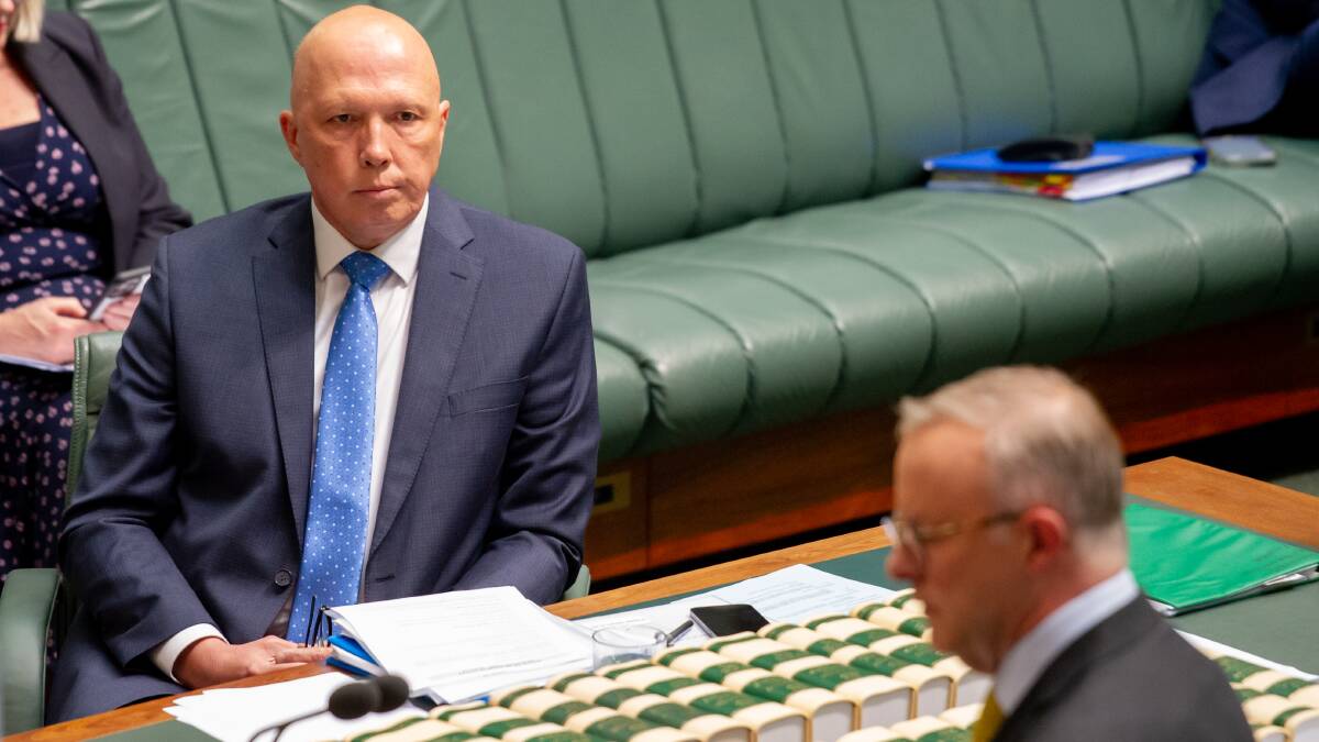 Technically, Opposition Leader Peter Dutton still has time to support the constitutional referendum on First Peoples' recognition. Picture by Elesa Kurtz
