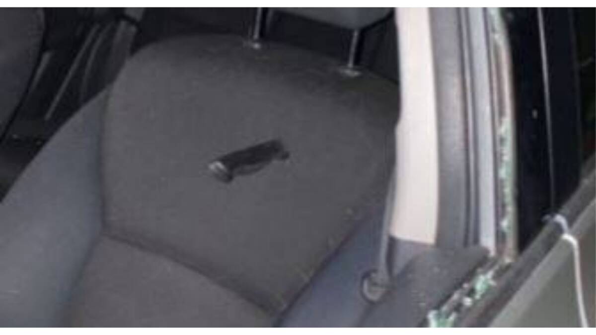 One reprisal attack involved a knife being stuck in the passenger seat of a car belonging to the girl who pleaded guilty to an affray charge. Picture: Supplied