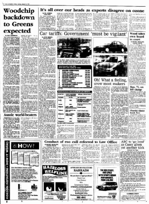 Times Past: Monday, January 10, 1995