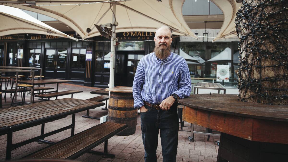 King O'Malley's managing director Peter Barclay. Picture: Dion Georgopoulos