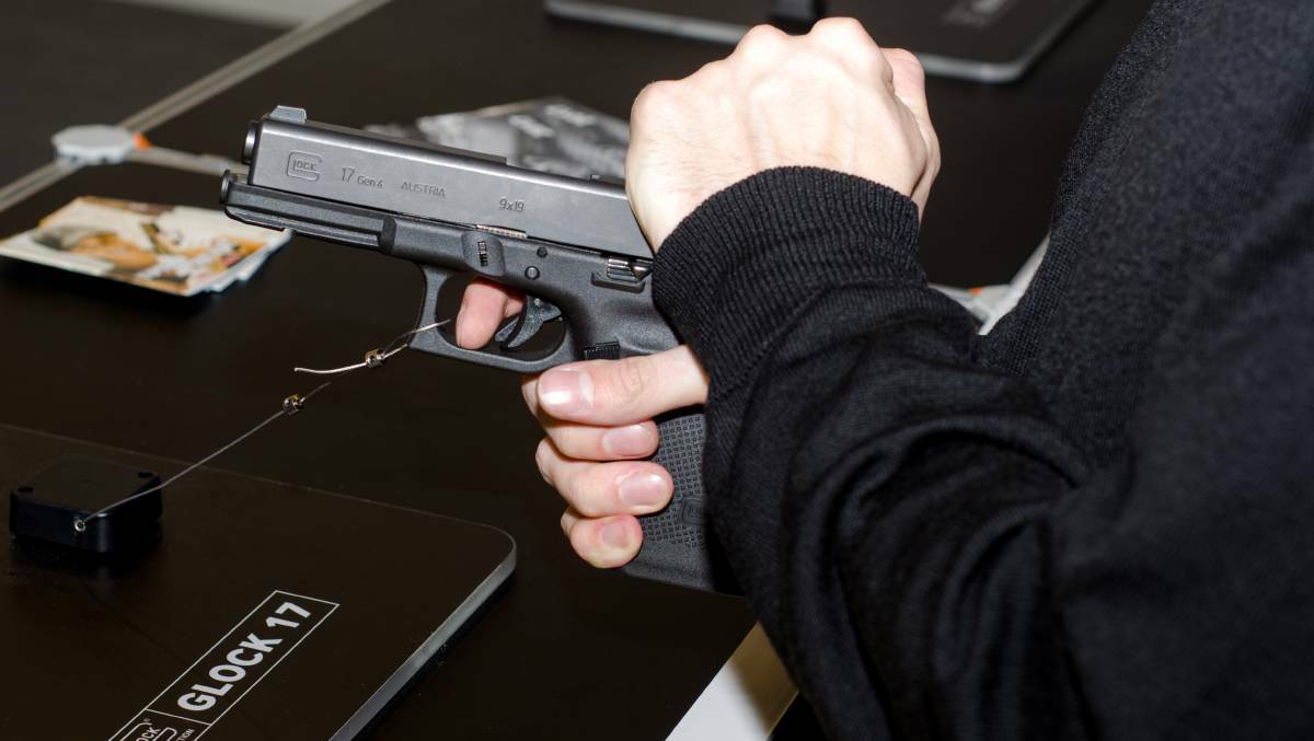 A Glock 17, similar to the ones used by the AFP. Picture: Shutterstock