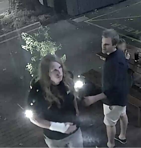 ACT Policing has released images of two men they want to speak to about a violent altercation outside Reload Bar on March 14. Picture: ACT Policing.
