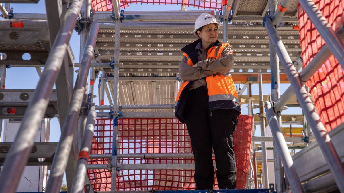 ACT Work Health and Safety Commissioner Jacqueline Agius launched Operation Safe Prospect following the death of two men on construction sites. Picture: Keegan Carroll