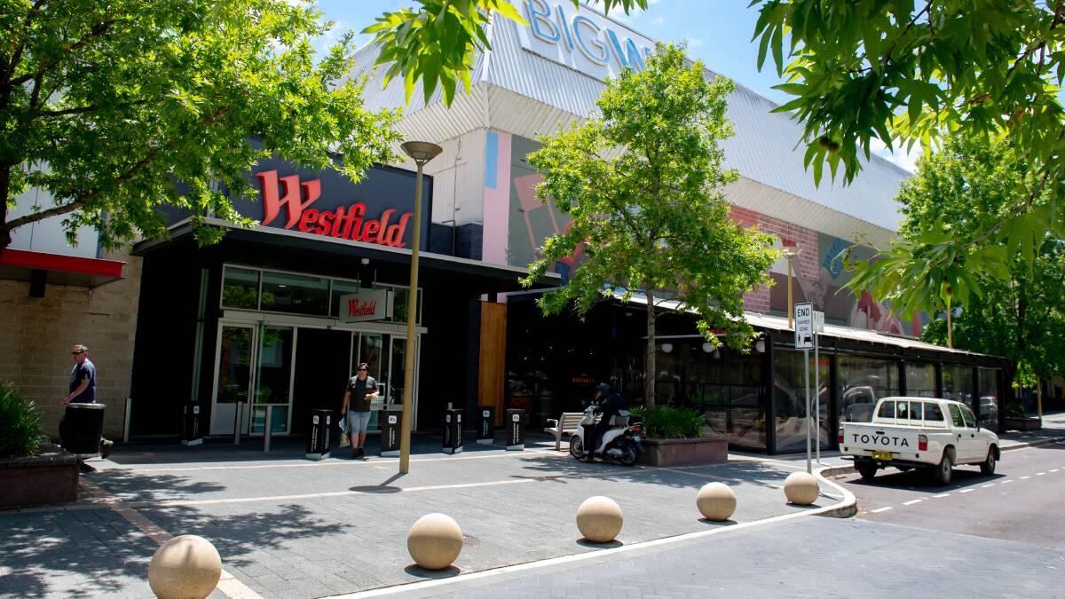 Westfield Woden has been evacuated as police respond to an incident at the site. Picture: Elesa Kurtz