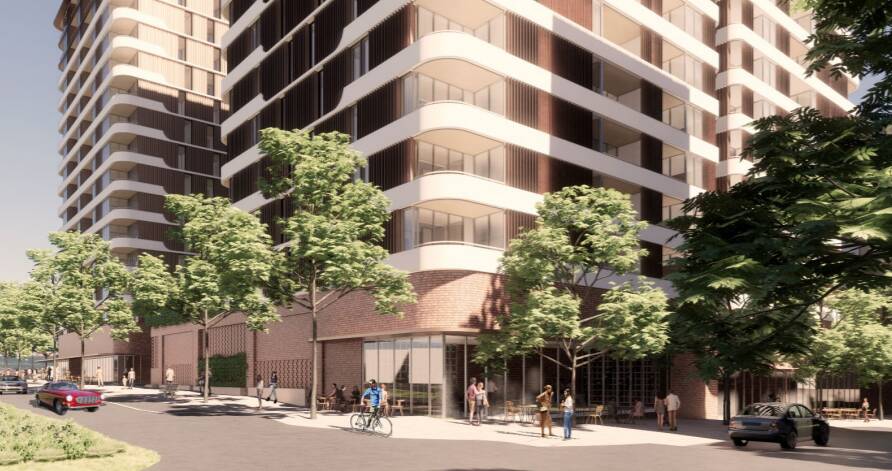 Doma Group has lodged plans for the second building on the Melrose Drive site in Woden Town Centre. Picture: Doma Group