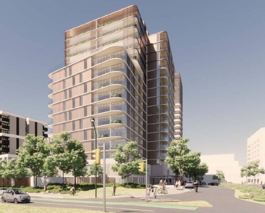 The Melrose will be a 16-storey build with 184 apartments. Picture: Doma Group