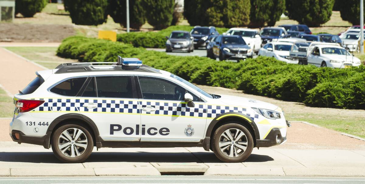 Police are searching for the driver of a car after they allegedly following a driver through Coombs. Picture: Dion Georgopoulos