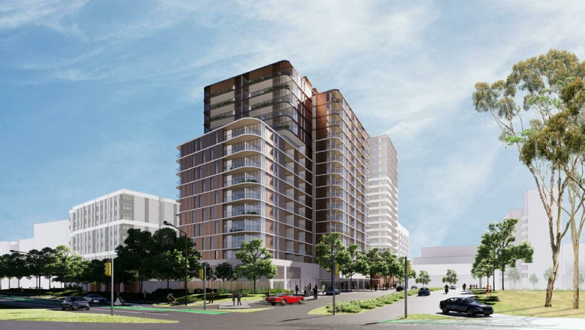 Doma Group has lodged plans for the second building on the Melrose Drive site in Woden Town Centre. Picture: Doma Group