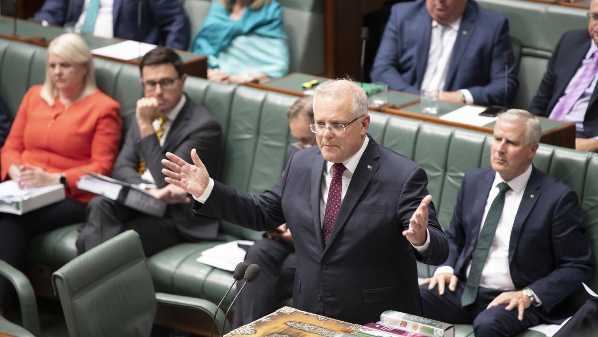 Prime Minister Scott Morrison suggested Queensland blindsided other states with the border closure announcement. Picture: Sitthixay Ditthavong