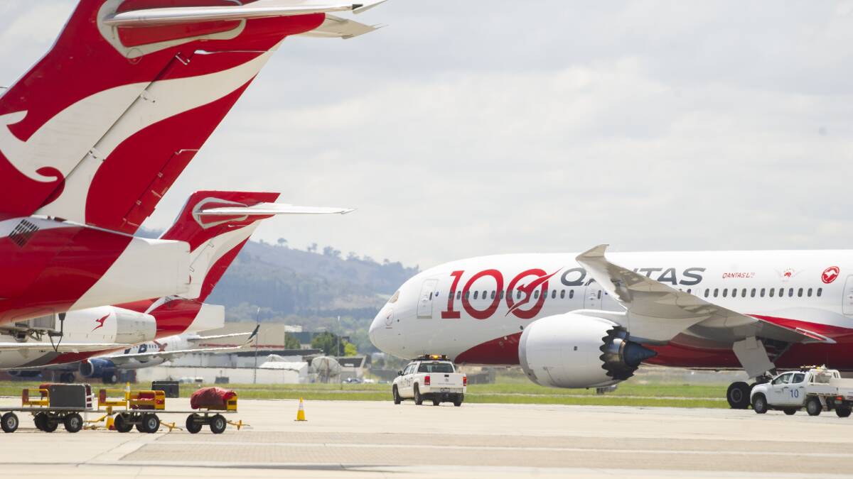 Canberra Airport managing director Stephen Byron expects a boost in domestic travel as the COVD-19 vaccine is rolled out. Picture: Dion Georgopoulos
