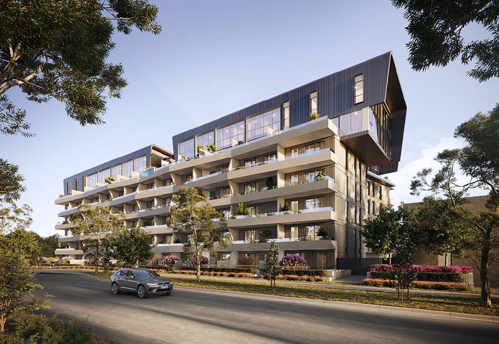 A seven-storey apartment building will be constructed in Taylor next year. Picture: Cox Architecture/Chase Group 