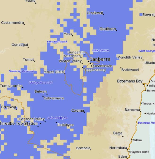 Snow is forecast for large parts of NSW and the ACT on Saturday. Picture: Supplied