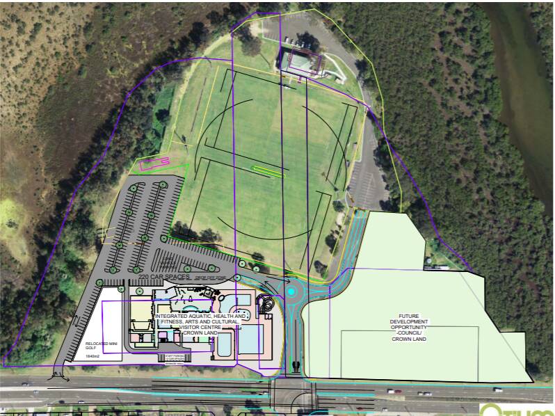The concept plan for the Mackay Park Precinct. Picture: Supplied