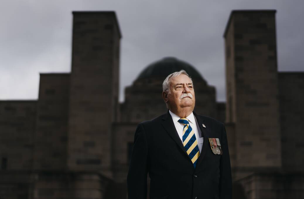 RSL ACT branch president John King is fielding phone calls from anxious veterans about the plans. Picture: Dion Georgopoulos 
