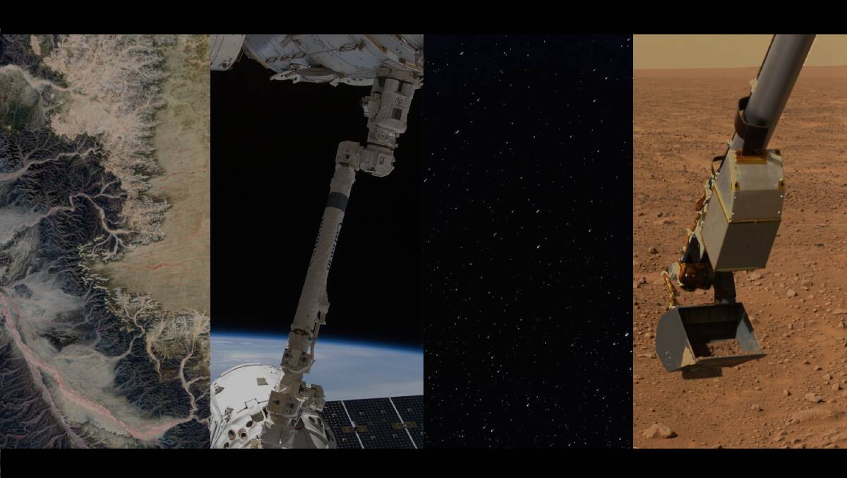 Examples of images being taken by some of the cameras already in orbit. Picture: Supplied