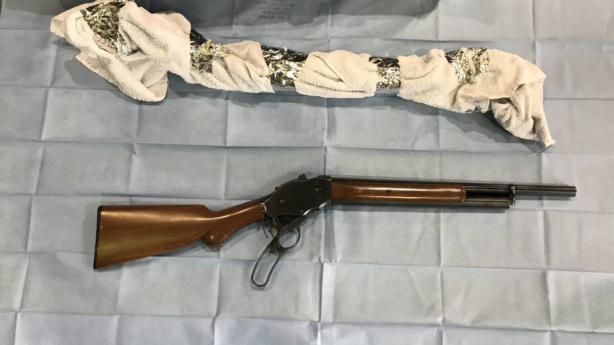 Two guns and ammunition were seized from the car in Belconnnen on Monday. Picture: ACT Policing