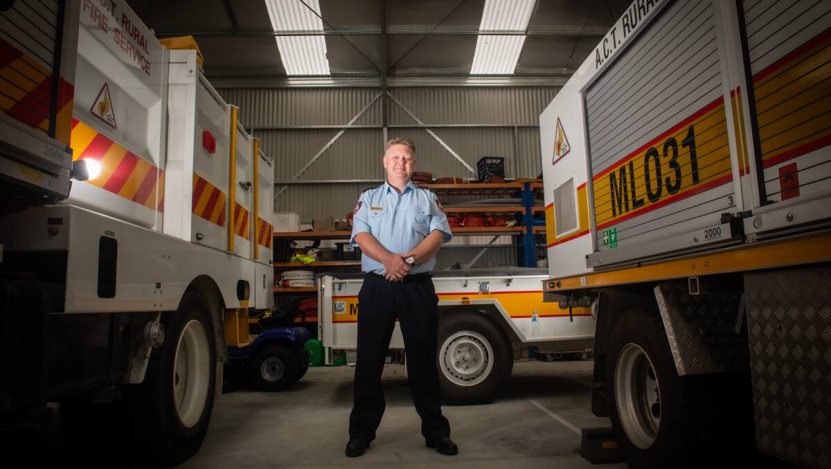 New ACT Rural Fire Service chief officer Rohan Scott. Picture: Karleen Minney