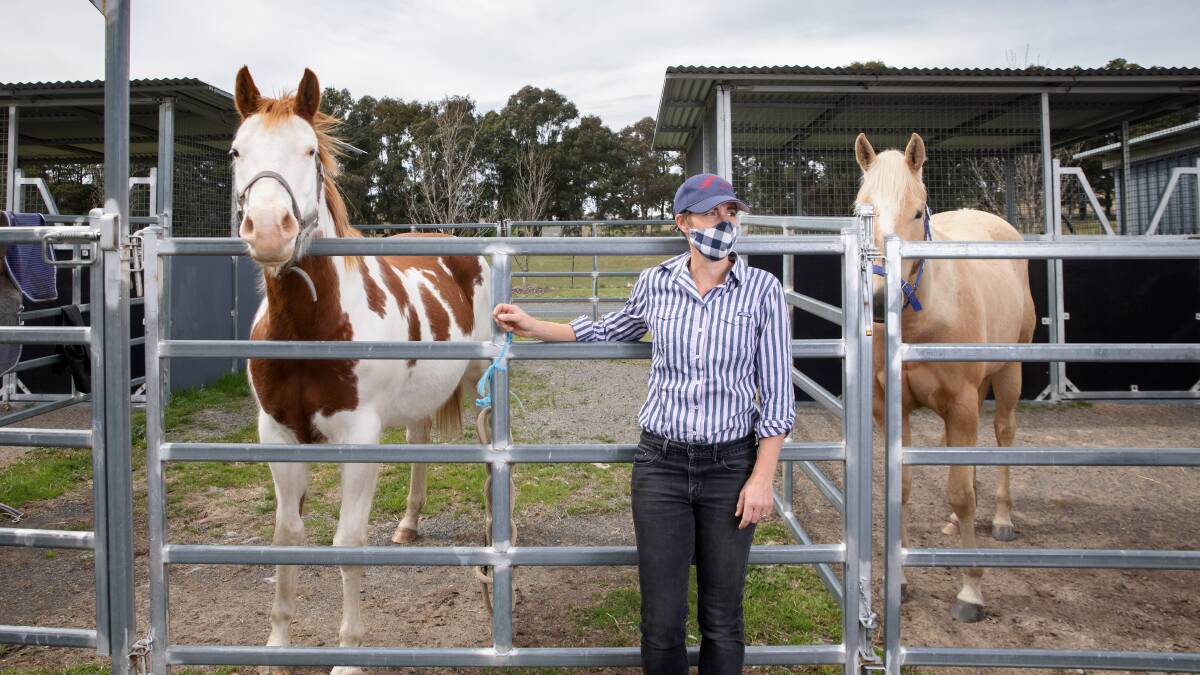 Canberra equine vet Allie Corripio says there have been delays in ordering ivermectin due to some falsely believing it will cure COVID. Picture: Sitthixay Ditthavong
