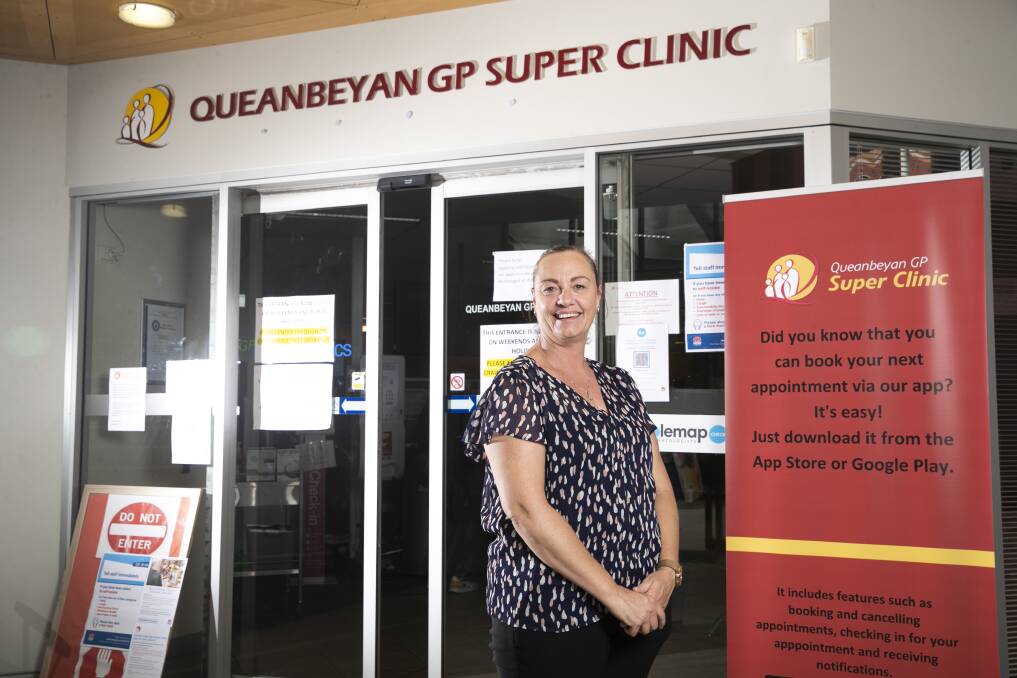 Practice operations manager of the Queanbeyan GP Super Clinic, Lesley Rielly, who says the clinic will split operations in two to deal with the COVID vaccine rollout. Picture: Keegan Carroll