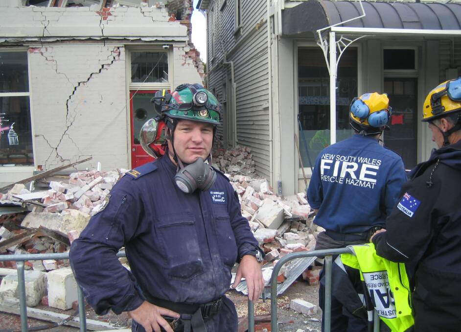 ACT paramedic Rob Wiggins, who was part of Christchurch earthquake recovery efforts
