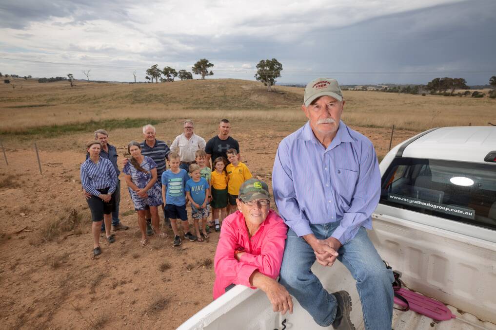 Dianne and Mark Burgess and other Sutton residents say the site of a proposed solar farm is not the right one. Picture: Sitthixay Ditthavong