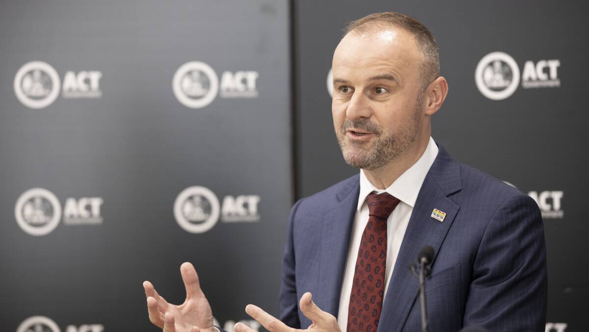 ACT Chief Minister Andrew Barr, who says public servants should have more flexibility to work from home. Picture: Sitthixay Ditthavong