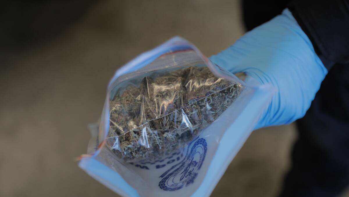 Drugs seized during the early-morning arrest. Picture: NSW Police