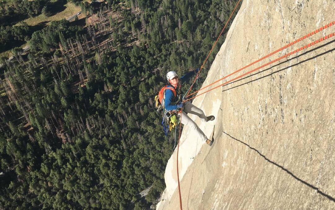 Canberran Caitlin Horan has climbed El Capitan in Yosemite National Park after undergoing treatment for Leukemia. Picture: Supplied