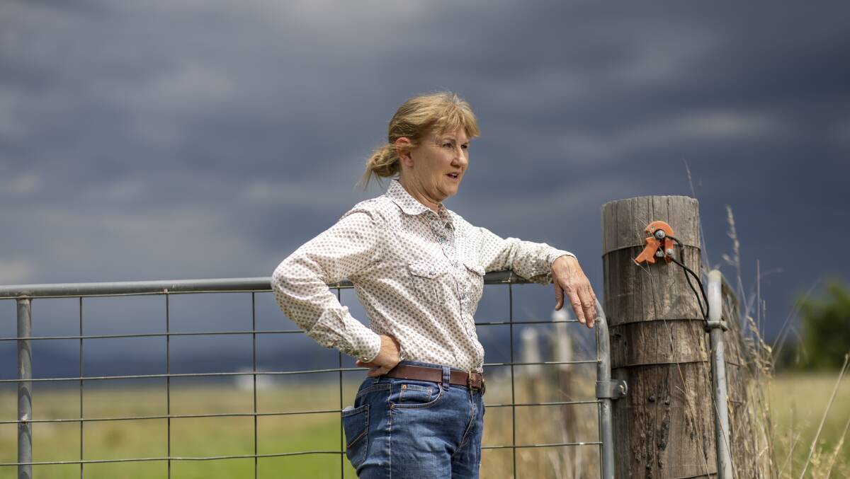 Anne McGrath, one of several Majura Valley property owners frustrated by a lack of lease certainty. Picture by Gary Ramage