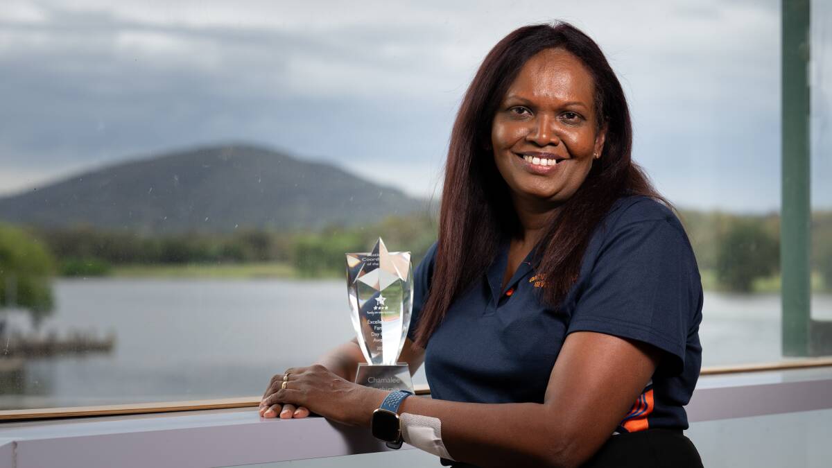 Chamalee Prathiraja, who was this week named one of Australia's top Family Day Care workers. Picture by Elesa Kurtz