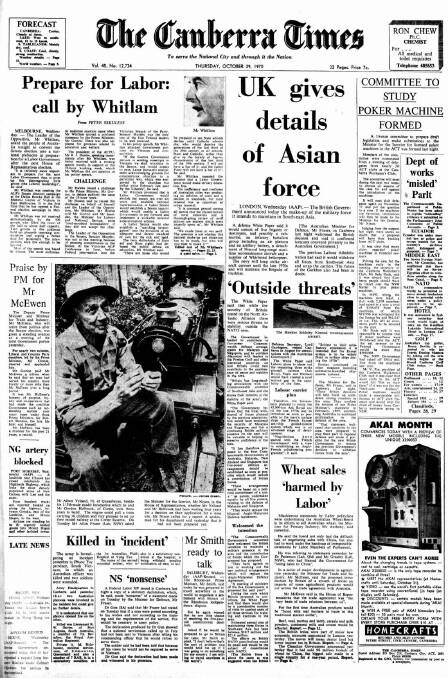 Times Past: October 29, 1970