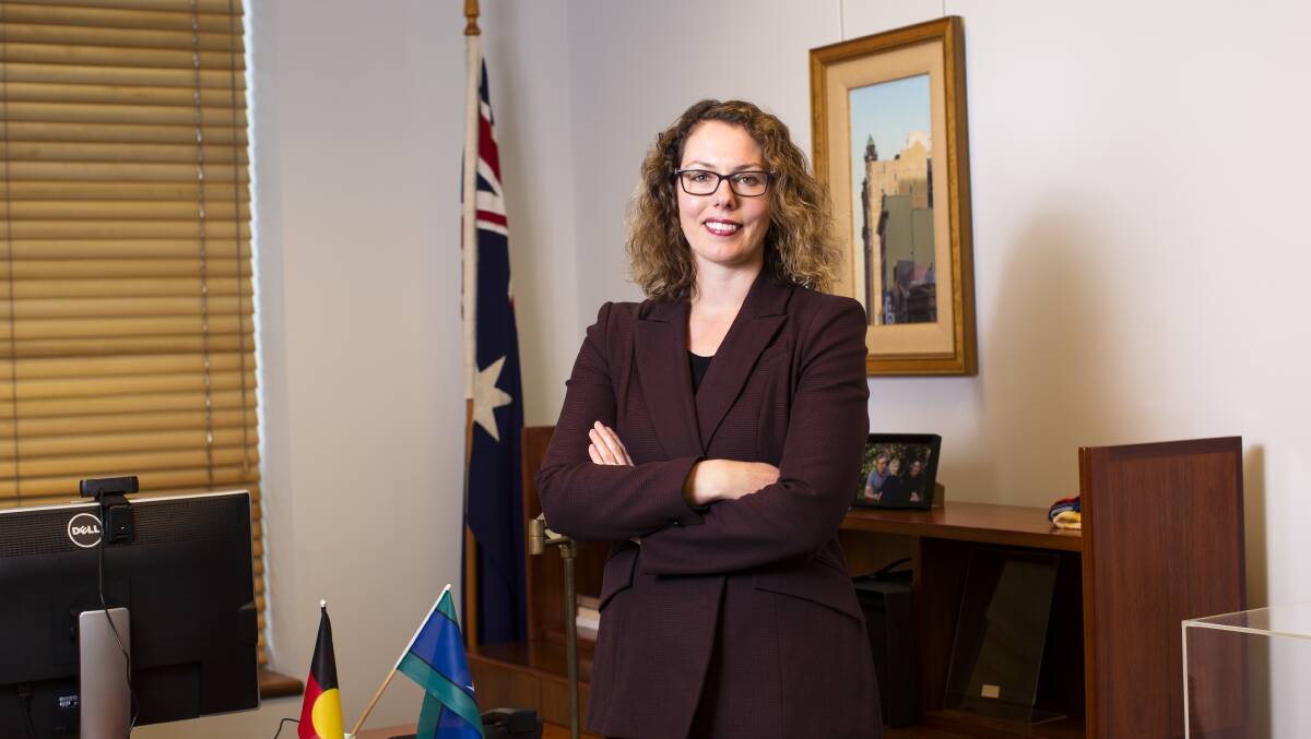 Alicia Payne is a Labor MP moving a bill for territory rights. Picture: Keegan Carroll
