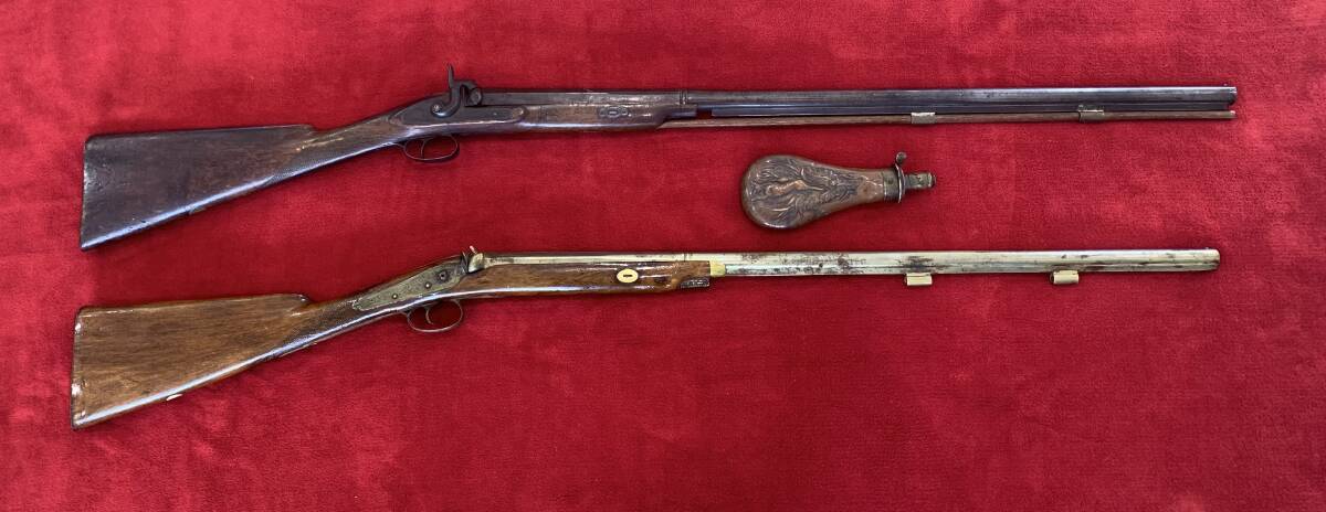William Ginn's muzzle-loading guns are still held by the family. Picture: Warren Ginn