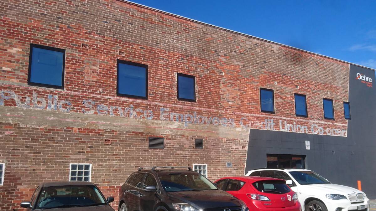 A 'ghost sign' in Kingston. Picture: Georgia Curry