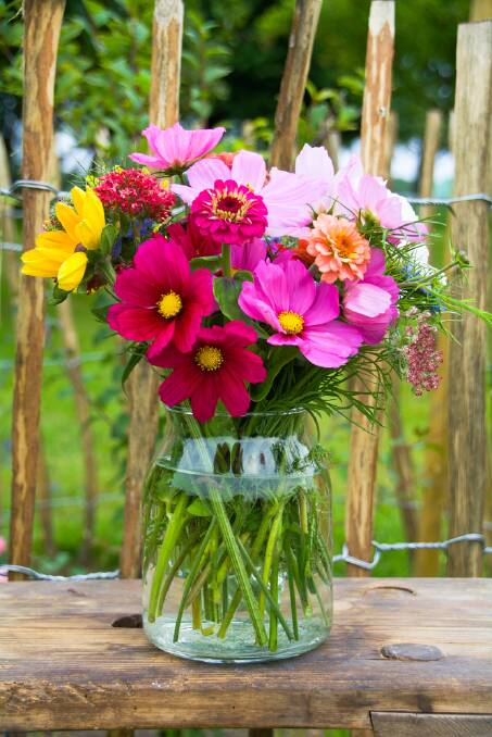 Nothing says 'I love you' like a bunch of flowers from the garden. Picture: Shutterstock