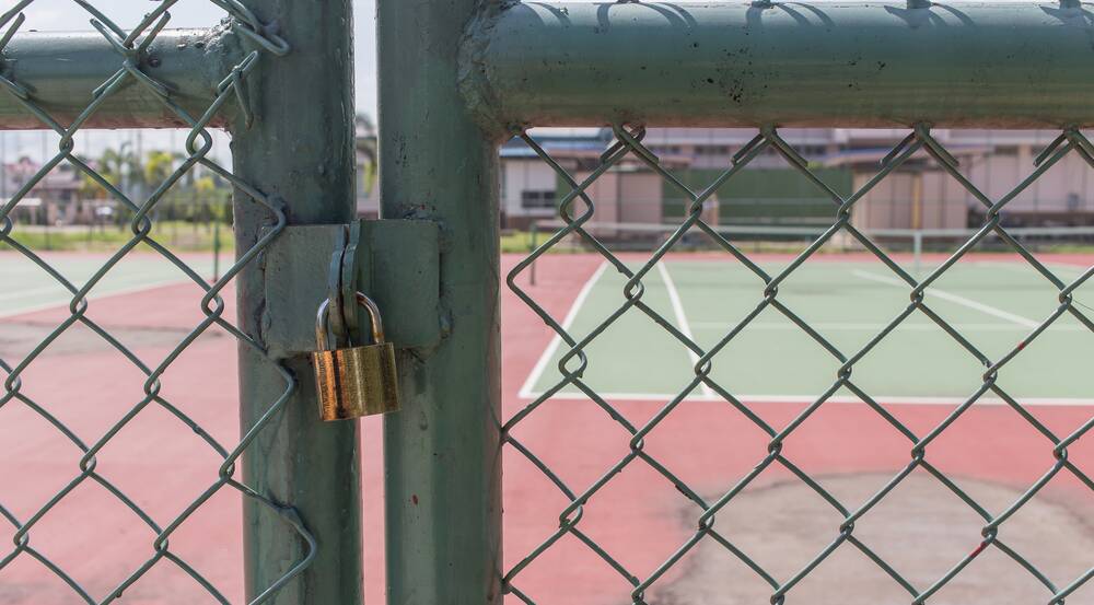 With our local tennis courts closed, my racquets continue to gather dust. Picture: Shutterstock