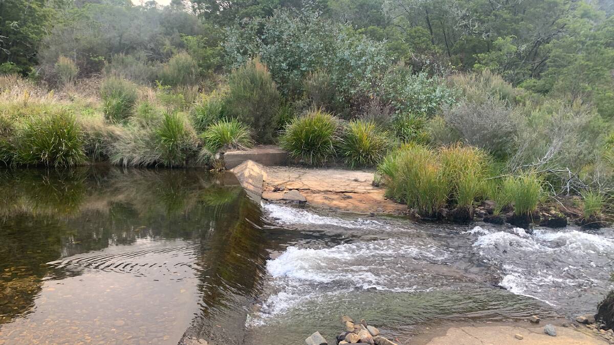 The old ford across the Mongarlowe River, near the location of the former Chinese joss house. Picture by Tim the Yowie Man