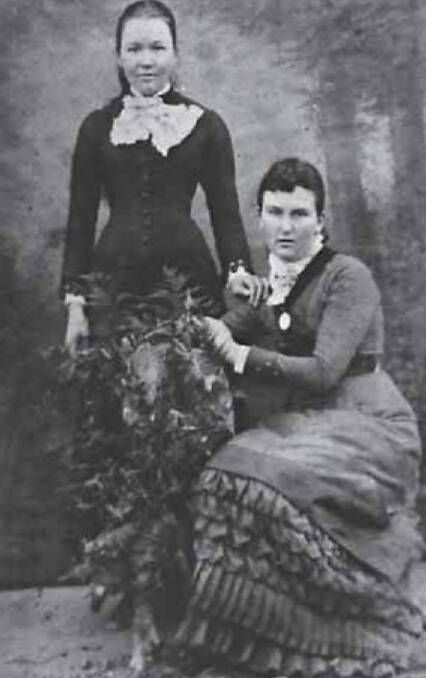 Gertrude and Agnes Ginn (daughters of William and Mary). Picture: NCA collection