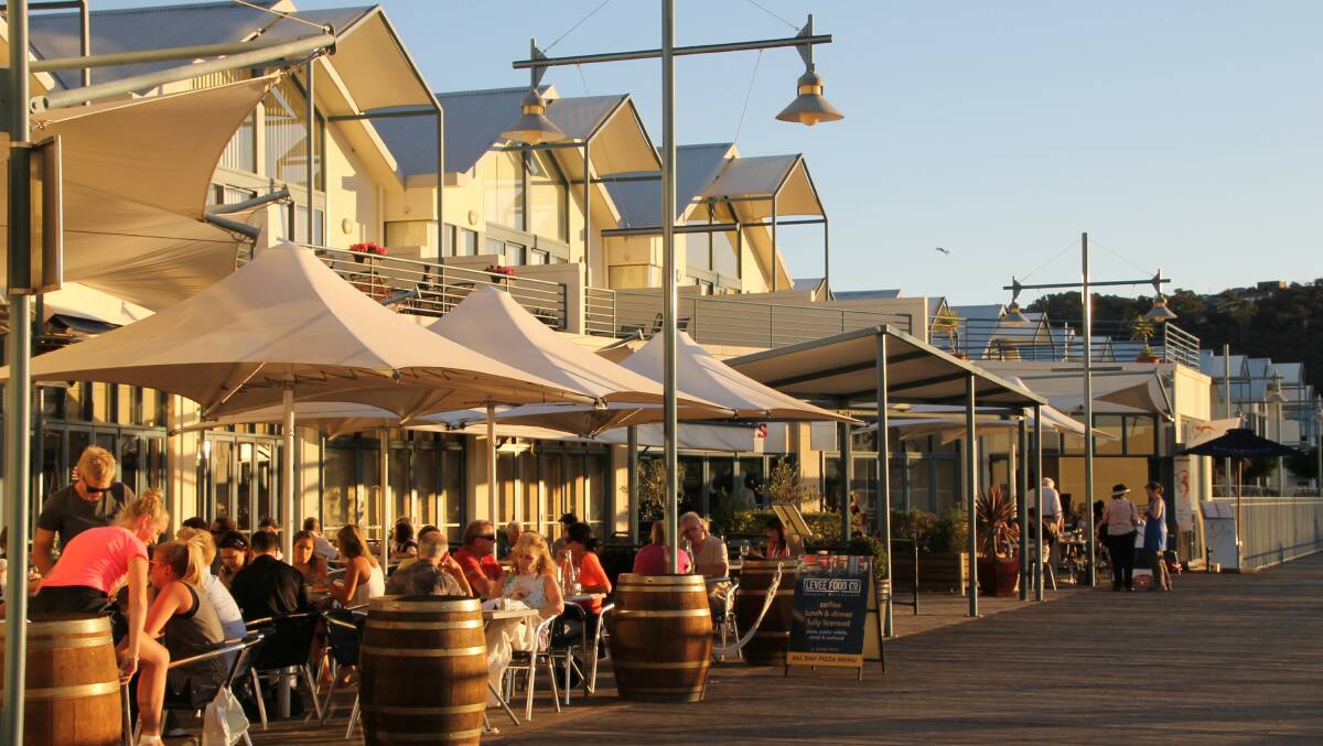 The boardwalk at Launceston Seaport. Picture: Kathryn Leahy/Tourism Tasmania