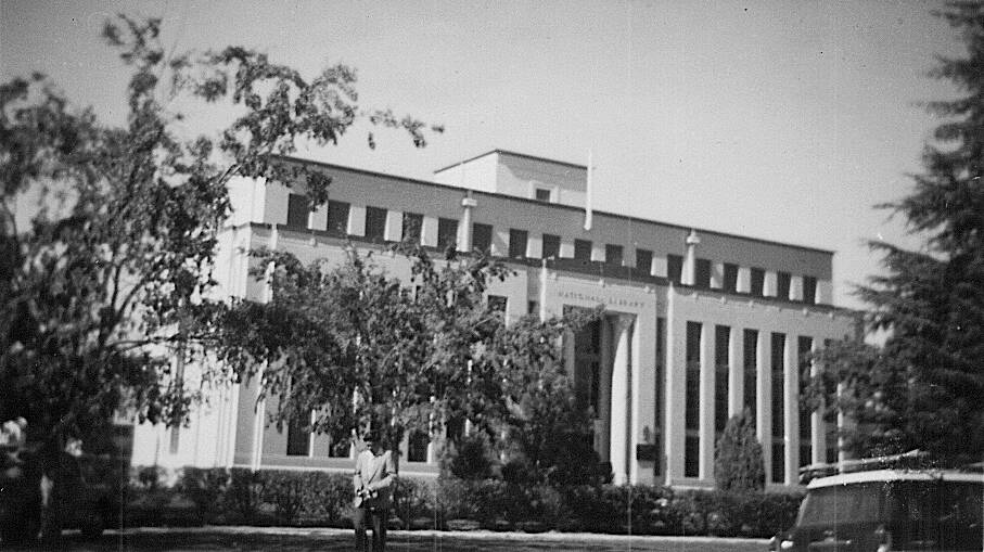 The National Library on Kings Avenue, circa 1959. Picture by Brian Rope