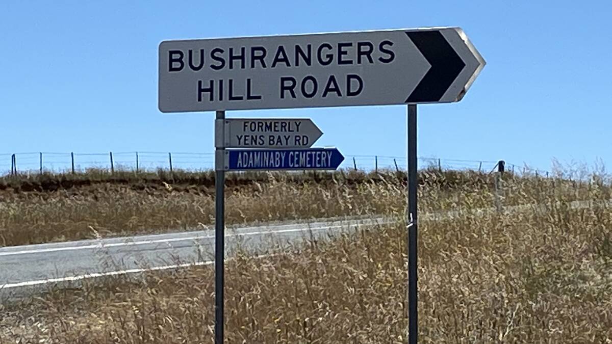 Yens Bay Road changed to Bushrangers Hill Road in 2010. Picture by Tim the Yowie Man