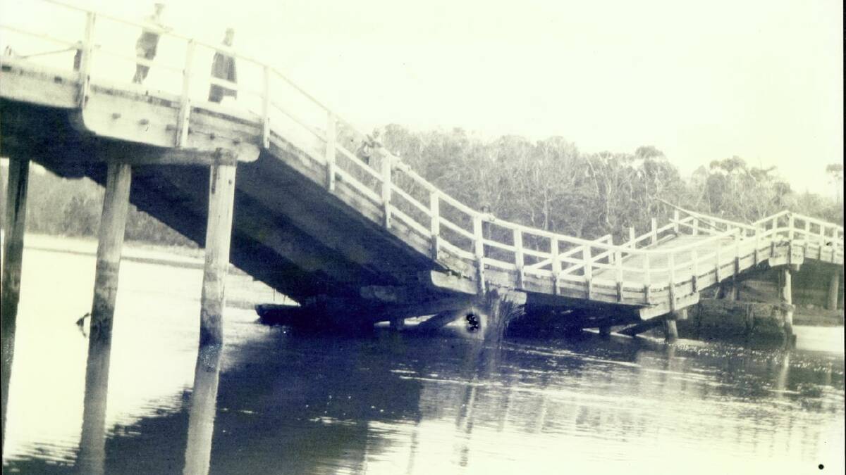 Cuttagee Bridge near Bermagui. Picture: Bega Valley Shire Library