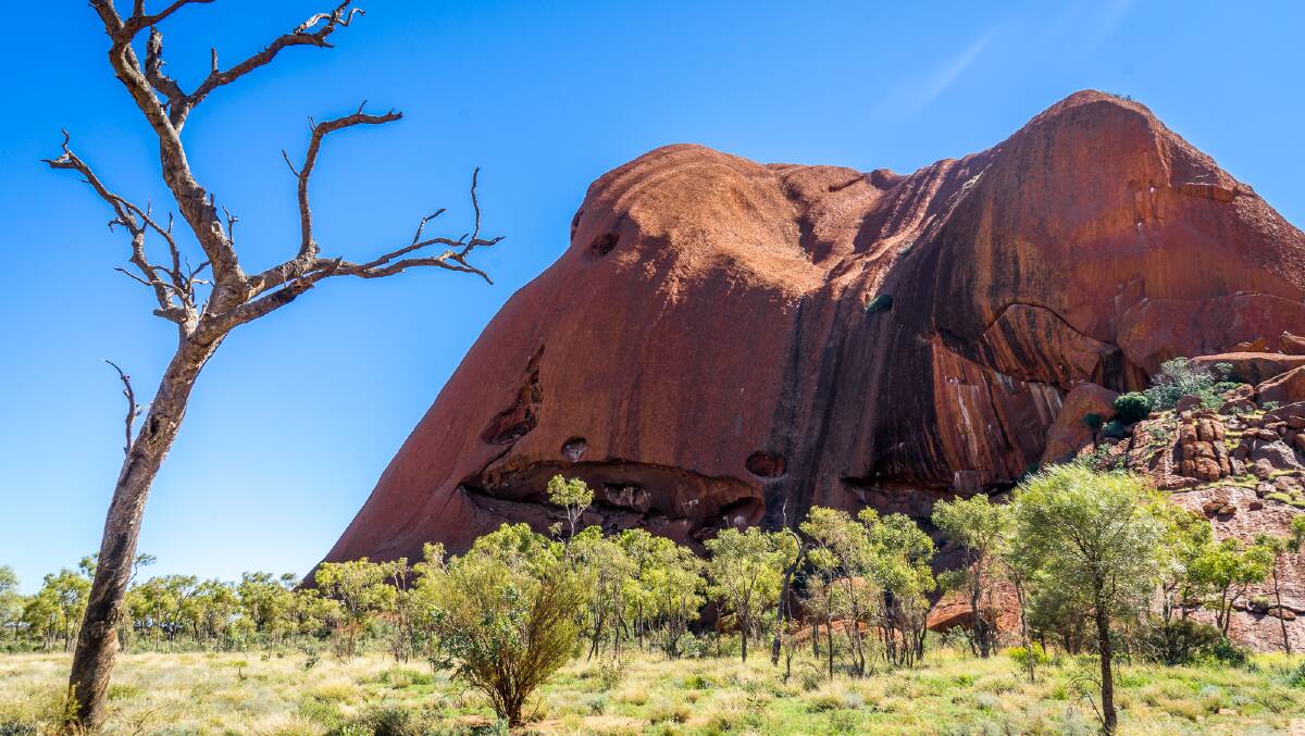  Experience the spiritual energy of Uluru in the Northern Territory. Picture: Michael Turtle 