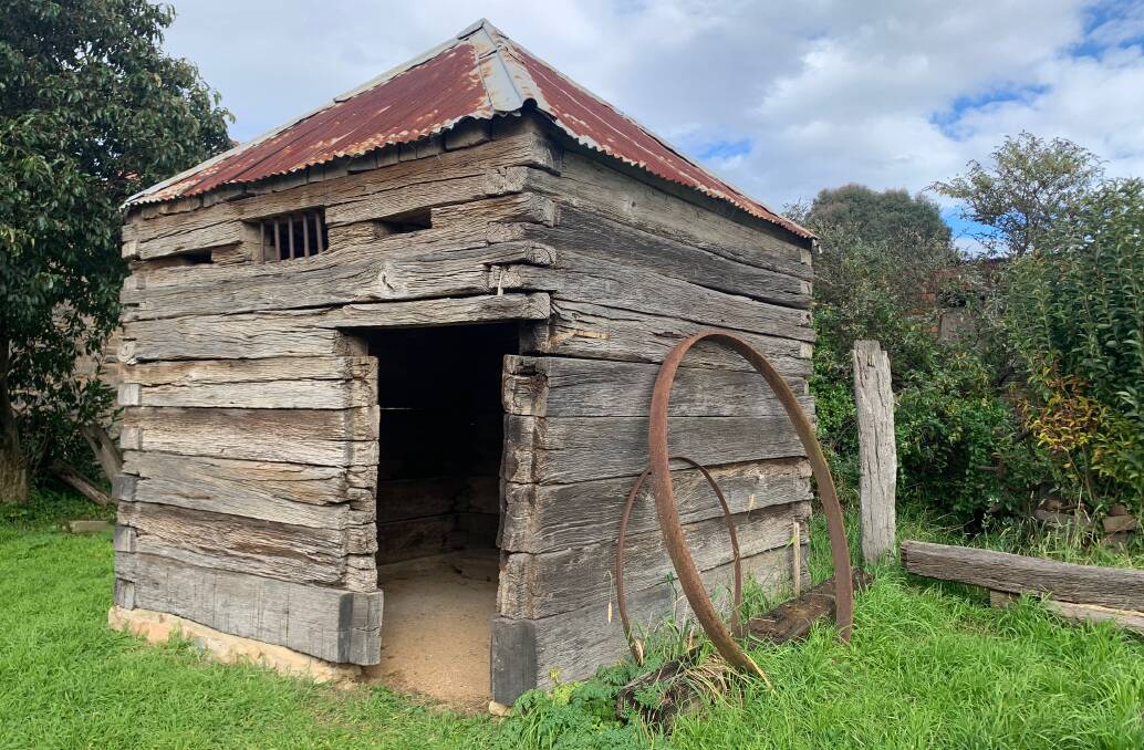 The 1850s Mongarlowe 'lock up' now on display at the Braidwood Museum. Picture by Tim the Yowie Man