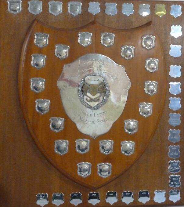 The Judith Larkins memorial shield. Picture: Hockey ACT