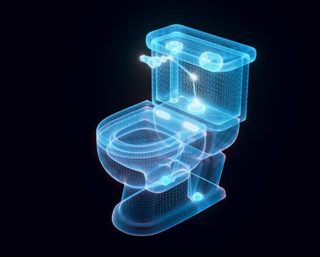 You might say there's a computer in your toilet although it stretches the definition. Picture: Shutterstock