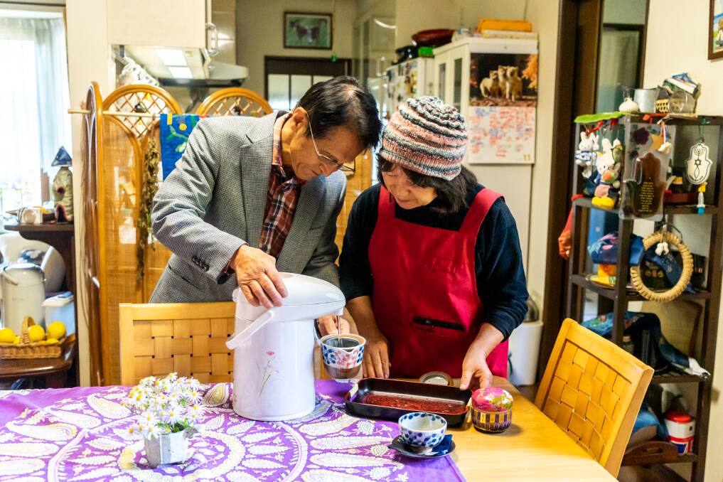 The Kadota family is one of about 30 that offer rural homestays in Oita.