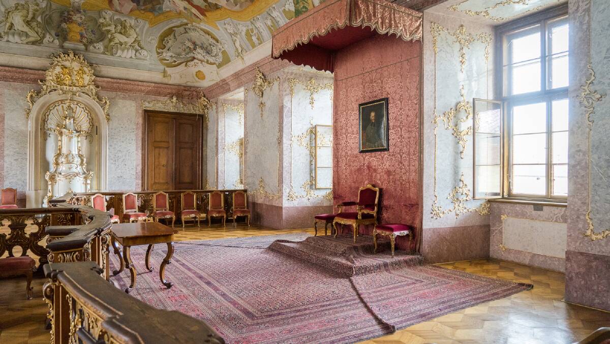Kromeriz castle is filled with priceless art and artefacts. 